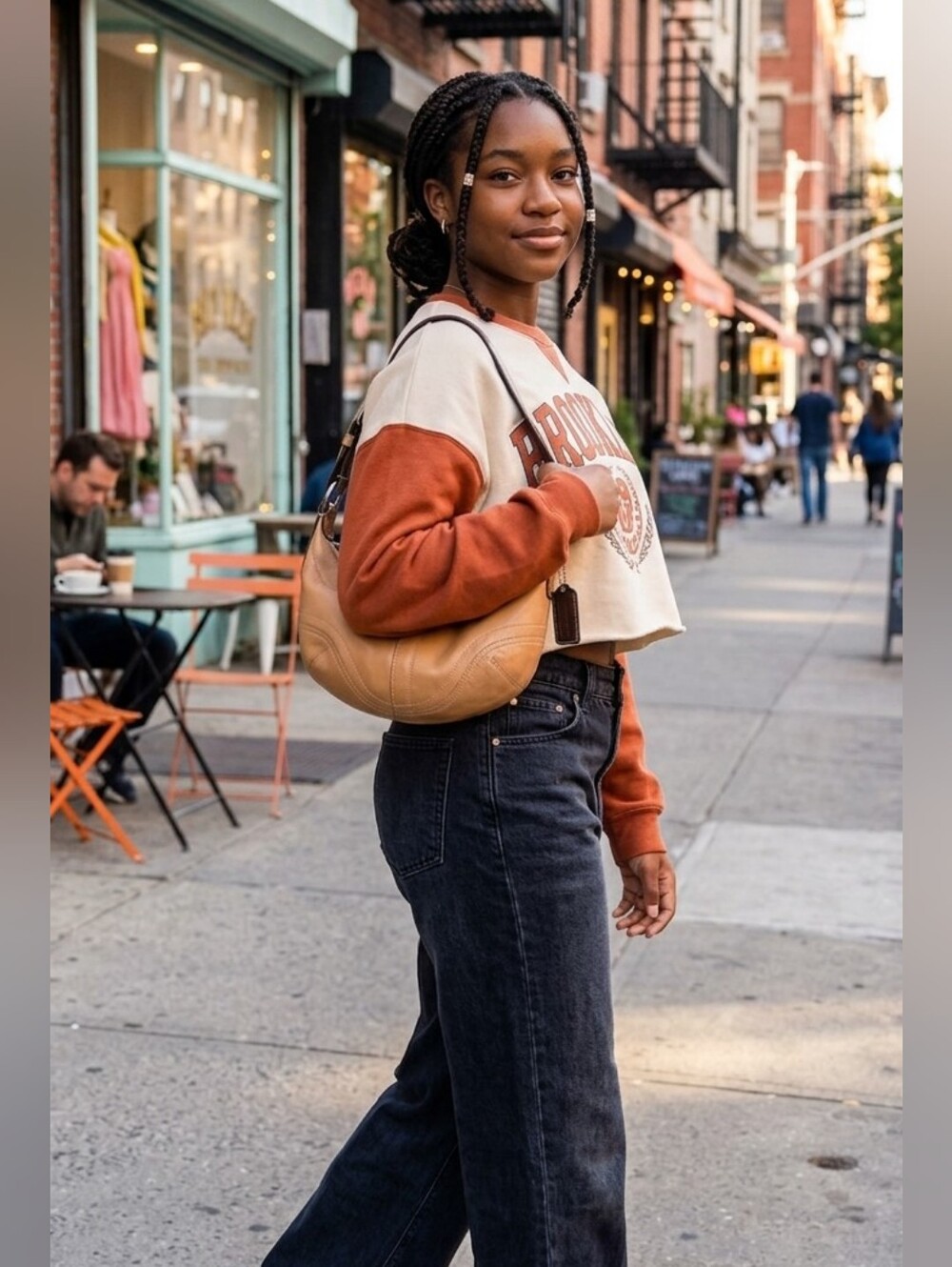 Coach Y2k Tan Shoulder Soho Hobo Bag